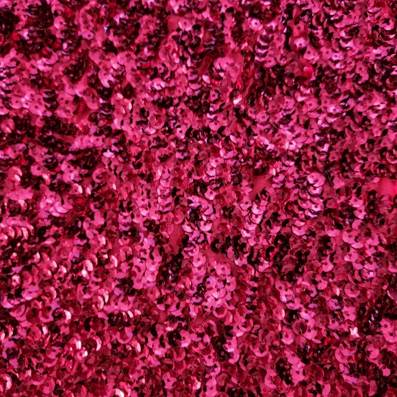 Hot pink sequin wiggle dress - Picture 2 of 6